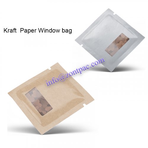 Window Bag,Kraft Paper bag