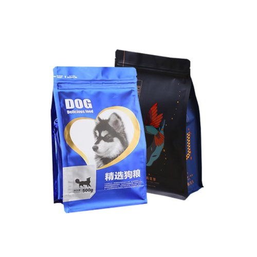 Resealable Plastic Stand Up Zipper Pet Food Pouch Bag
