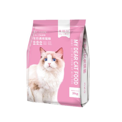 Eco Friendly Plastic Cat Food Pouch With Zipper