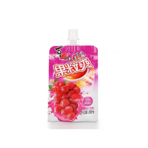 Laminated Fruit Juice Drink Beverage Spout Packaging Stand Up Bag