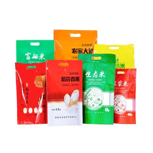 Transparent Portable Heat Seal Rice Flour Packaging Bag