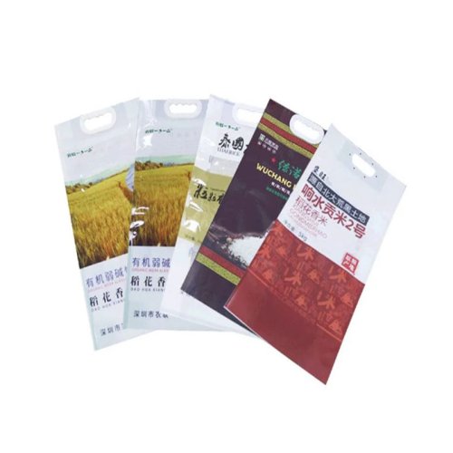 Laminated Moisture Proof Rice Packaging Bags with Handle