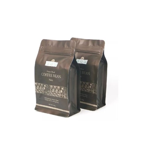 Custom Empty Coffee Bags Kraft Paper Bag