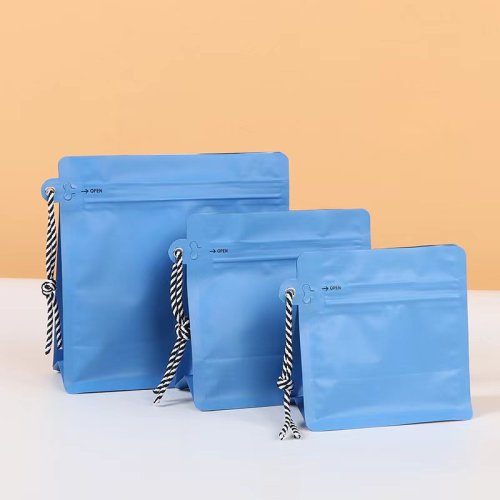 Lanyard plastic aluminum foil coffee bag