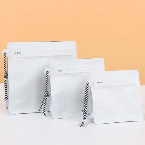 Food Grade Side Rope Coffee Aluminum Foil Eight-side Seal Bag